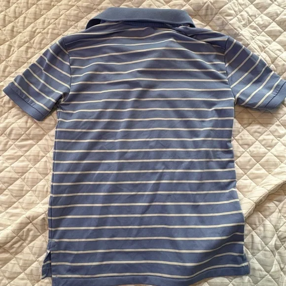 Polo Ralph Lauren Boys Performance Polo Shirt Youth Small Striped Short Sleeve - Picture 2 of 3